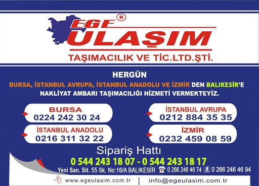 ege ulaşım taşımacılık